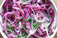 Sumac Pickled Onions for Salads, Tacos and Sandwiches