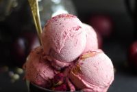 Creamy Balsamic Plum Ice Cream Recipe