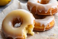Homemade Lemon-Glazed Donuts Recipe