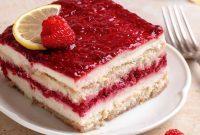 Fresh Raspberry Tiramisu Recipe with Mascarpone Cream