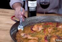 Spanish Chicken Paella Recipe with Baron de Ley Wine