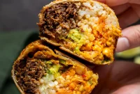 Korean BBQ Shredded Beef Burritos Recipe