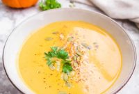 Roasted Pumpkin and Sweet Potato Soup Recipe