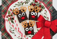 Festive Reindeer Brownies Recipe for Christmas Parties