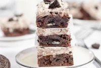Fudgy Cookies and Cream Brownies Recipe