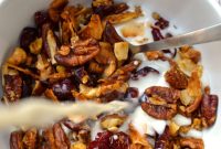 Homemade Orange Cranberry Pecan Granola