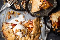 Gluten-Free Peach Galette with Candied Almonds Recipe