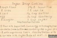 Classic Sugar Drop Cookies Recipe