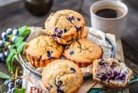 Moist Gluten-Free Banana Blueberry Muffins Recipe