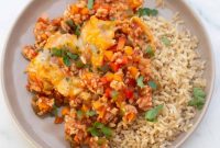 One Pan Stuffed Pepper Skillet Recipe