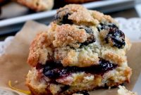 Tangy Lemon Cherry Scones with Sour Cream Recipe