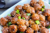Slow Cooker Sticky Asian Meatballs