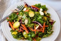 Crunchy Cruciferous Salad with Honey Mustard Vinaigrette