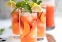 Refreshing Peach Strawberry Lemonade Recipe for Summer