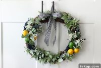 How to Make a Citrus Wreath for Summer