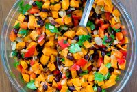 Roasted Sweet Potato Salad Recipe with Maple Vinaigrette