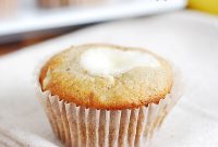 Banana Nut Muffins with Cream Cheese Swirl