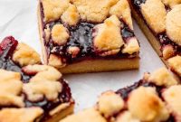 Homemade Raspberry Crumb Bars with Oat Streusel