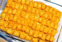 Classic Cheesy Tater Tot Casserole Recipe