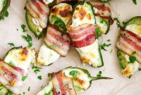 Crispy Air Fryer Bacon-Wrapped Jalapeno Poppers