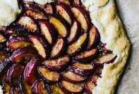 Plum Galette Recipe with Flaky Cinnamon Butter Crust
