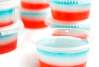 Red White and Blue Bomb Pop Jello Shot Recipe