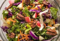 Crunchy Apple Cabbage Slaw with Brown Sugar Cider Vinaigrette