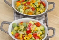 Cast Iron Skillet Succotash for Supper Club