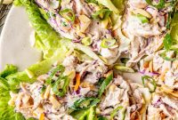 Rotisserie Chicken Caesar Lettuce Cups Recipe