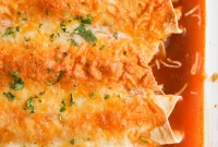 Cheesy Instant Pot Chicken Enchiladas Recipe