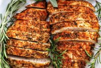 Air Fryer Turkey Tenderloin Recipe with Garlic Herb Rub