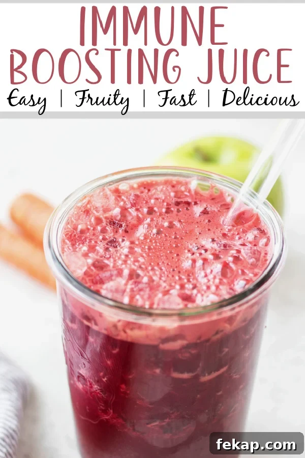 Serve immune boosting juice chilled Serve immune boosting juice chilled