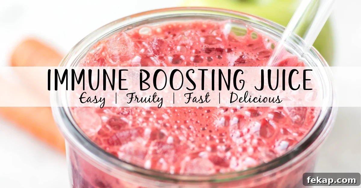 Share to Facebook! Share and enjoy this immune boosting juice