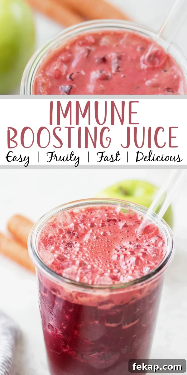 Immune boosting juice Immune boosting juice glass