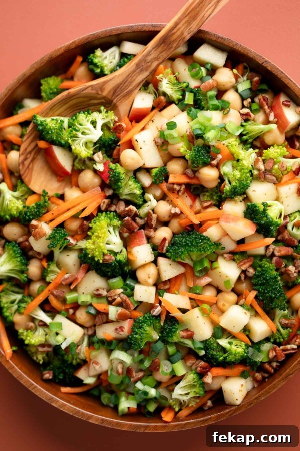 Mediterranean Chickpea and Feta Salad with Lemon Vinaigrette 7 Broccoli Chickpea Apple Salad
