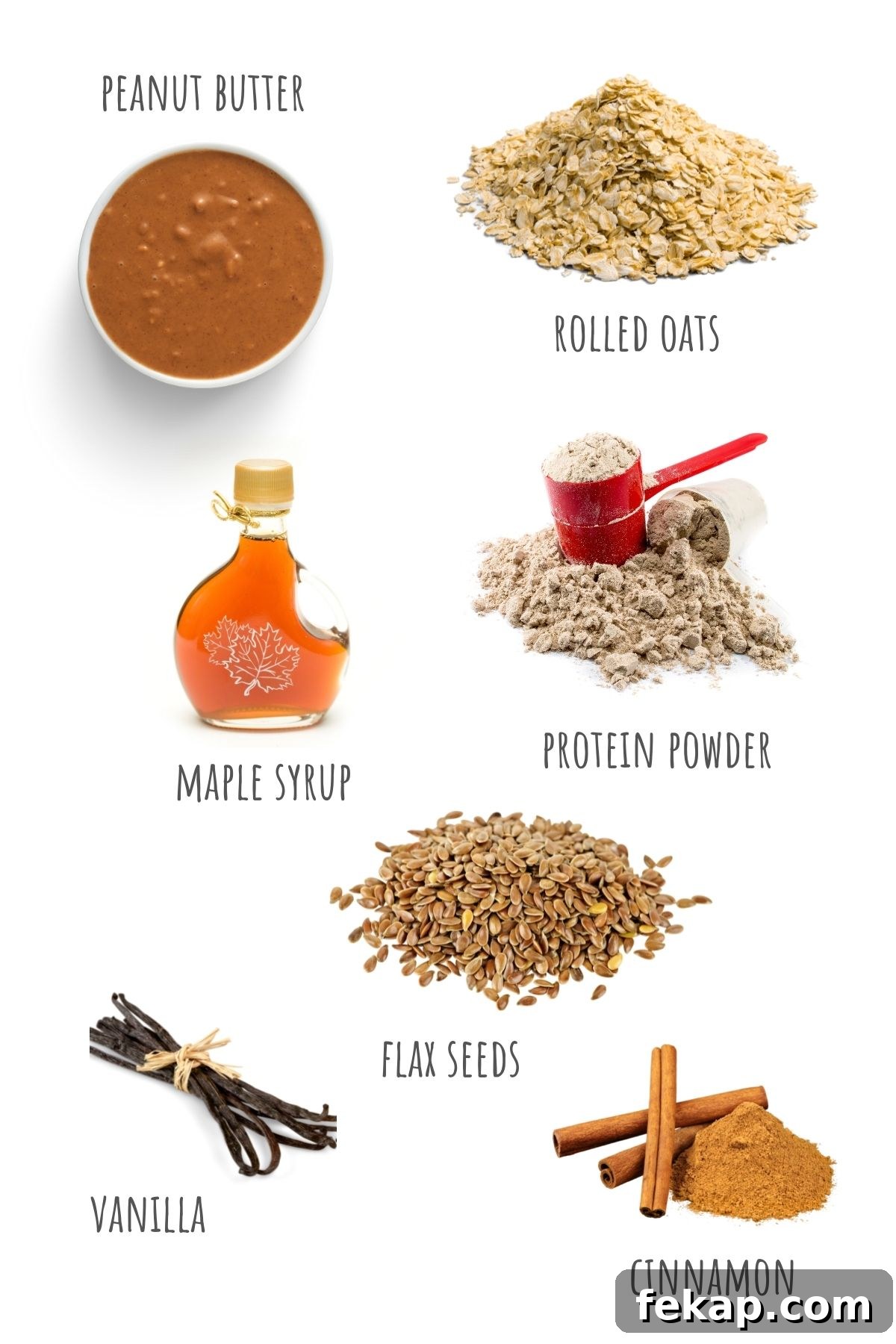 Peanut Butter Protein Balls ingredients