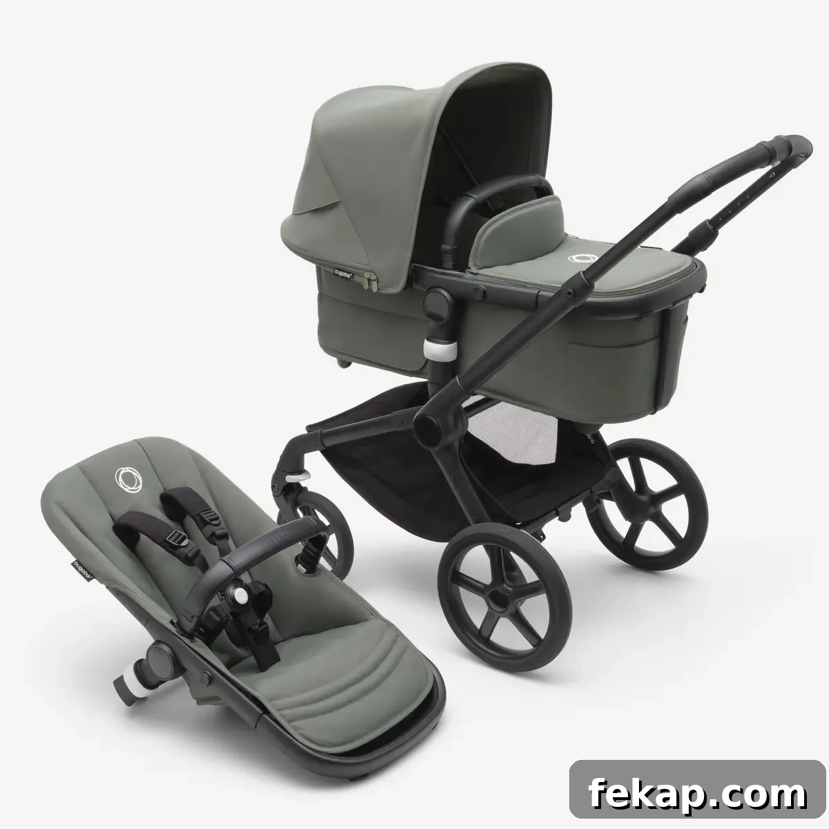 Strollers Without Flame Retardants or PFAS 11 non toxic bassinet stroller from bugaboo
