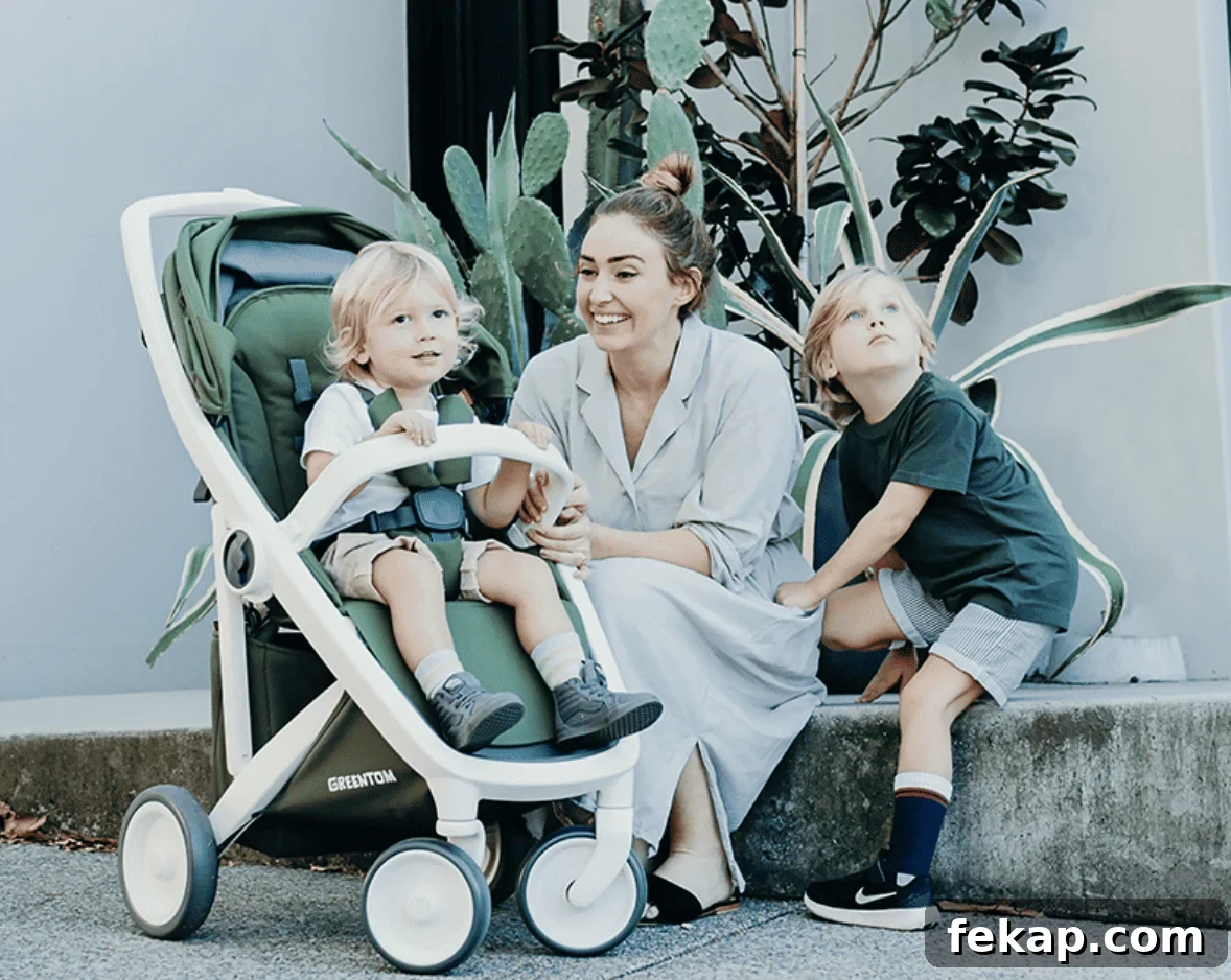Strollers Without Flame Retardants or PFAS 18 greentom eco-friendly stroller