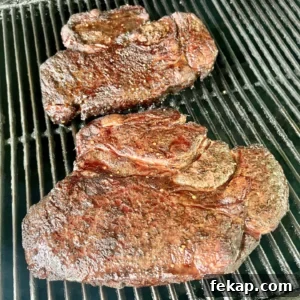 beef on the grill