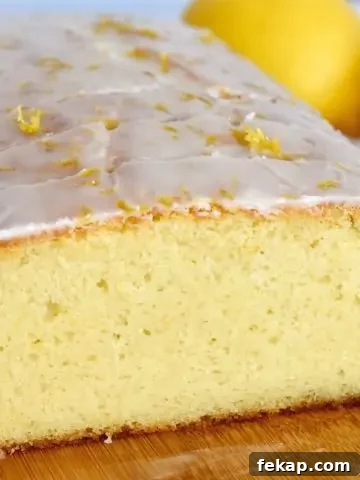 Lemon ricotta pound cake.