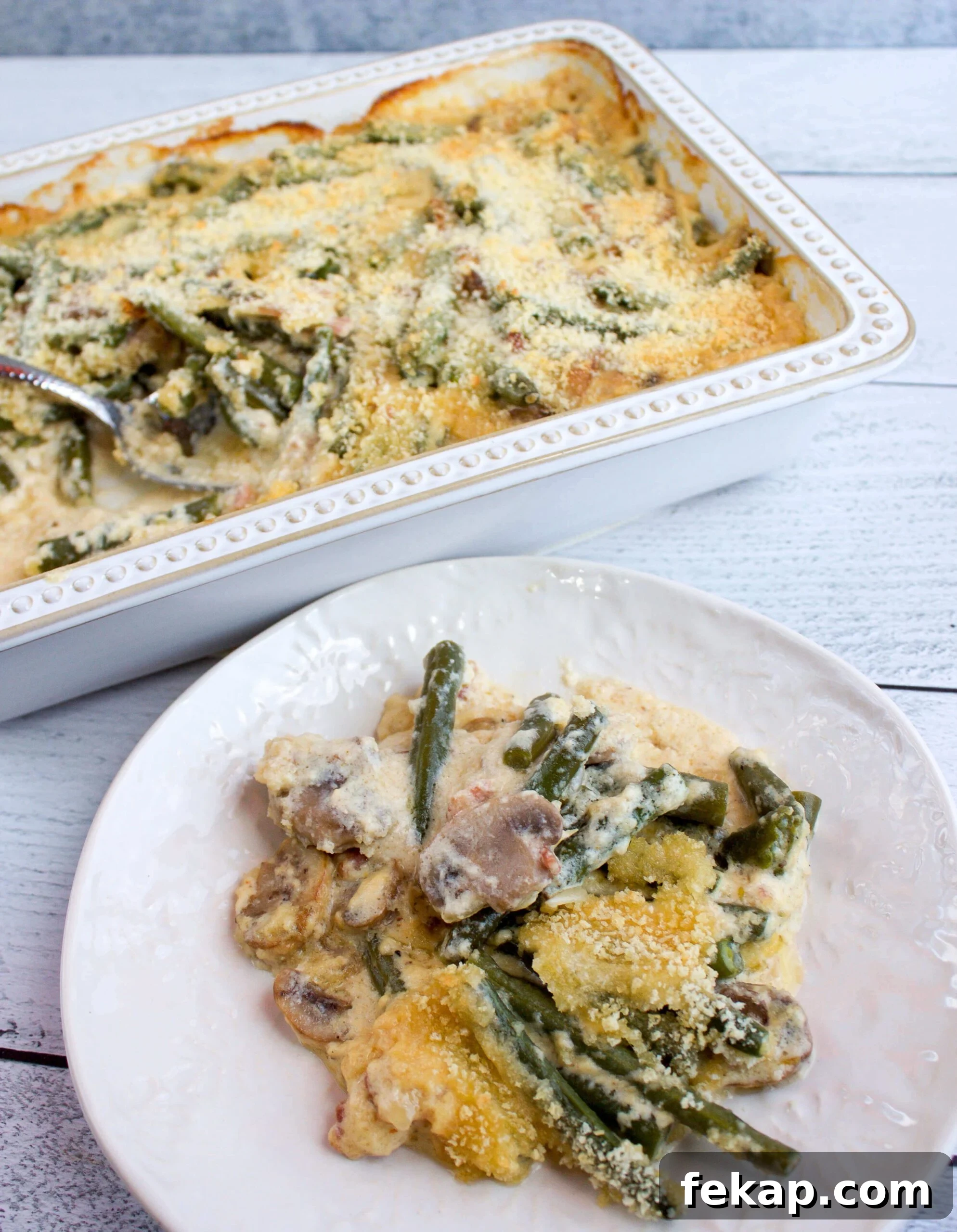 Fresh Green Bean Casserole