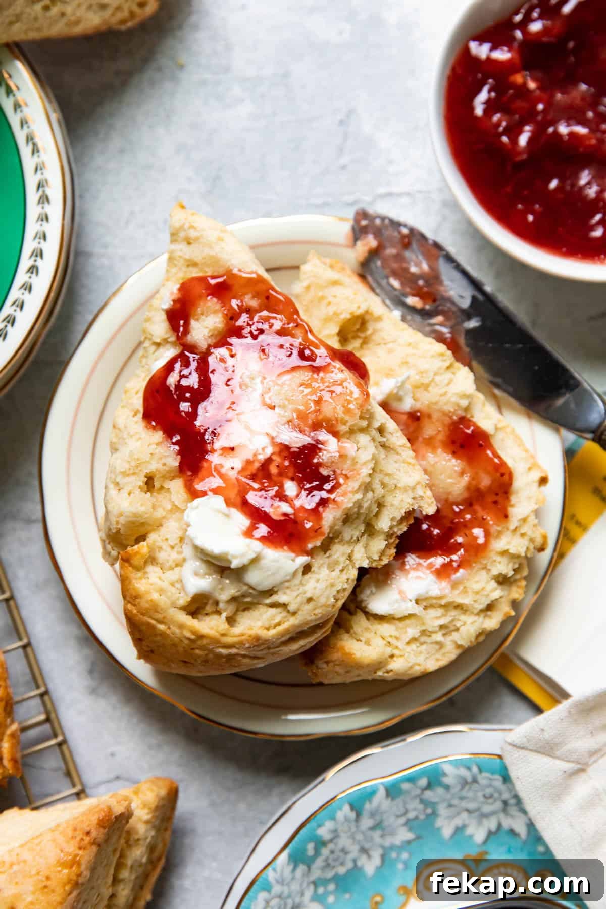 Stack of scones