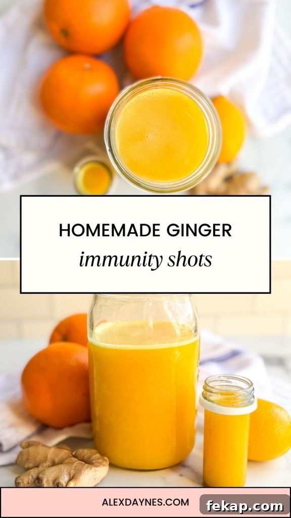 DIY Ginger Immunity Shots for Cold and Flu Defense 7 Prepared jars of ginger immunity shots