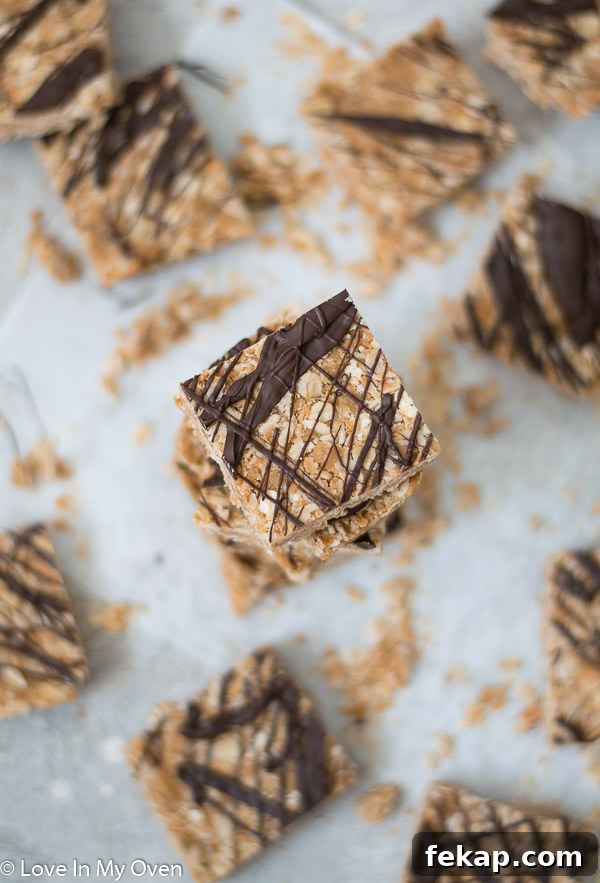 oatmeal peanut butter granola bars