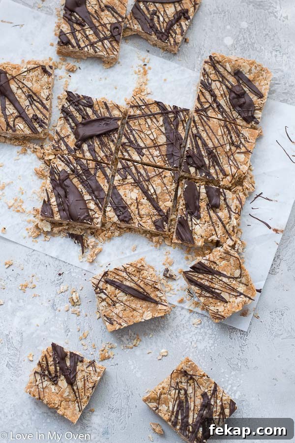 oatmeal peanut butter granola bars