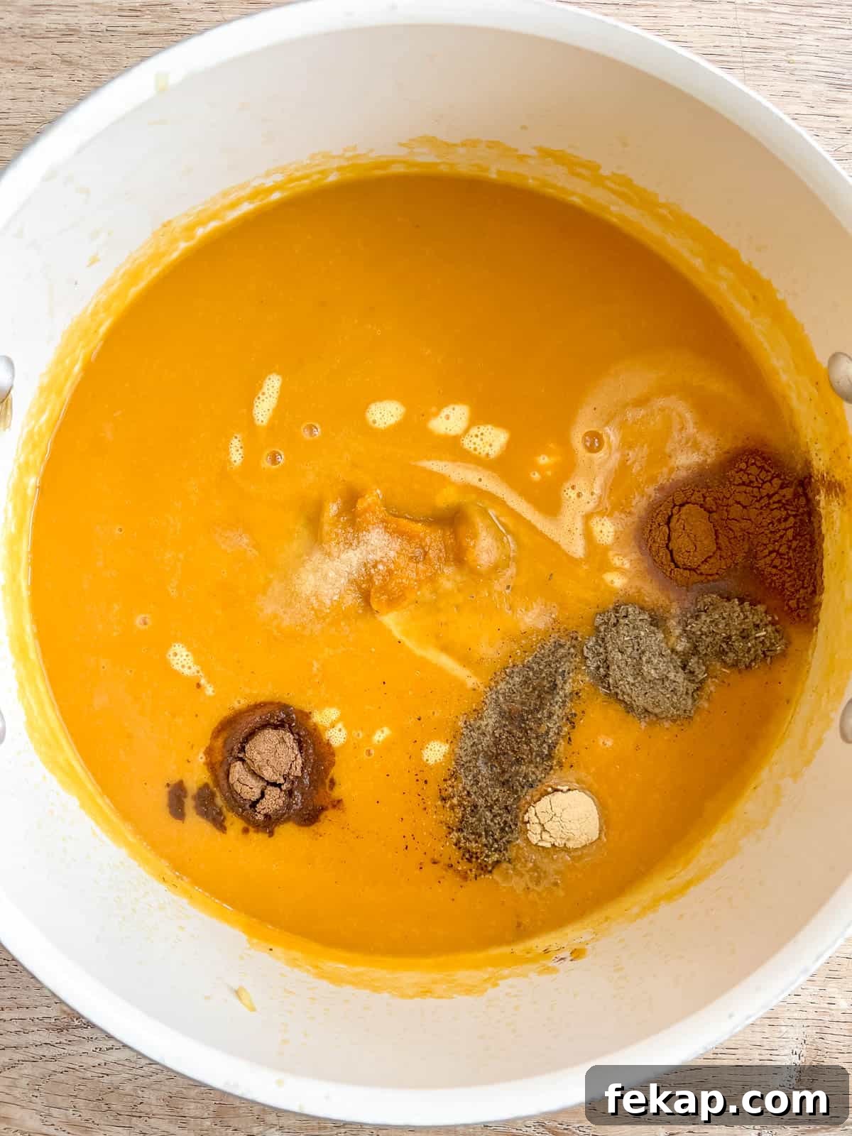 Roasted Pumpkin and Sweet Potato Soup Recipe 9 Spices add to pumpkin sweet potato soup.