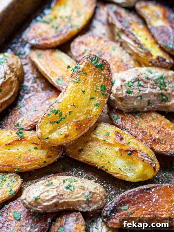 Roasted fingerling potatoes