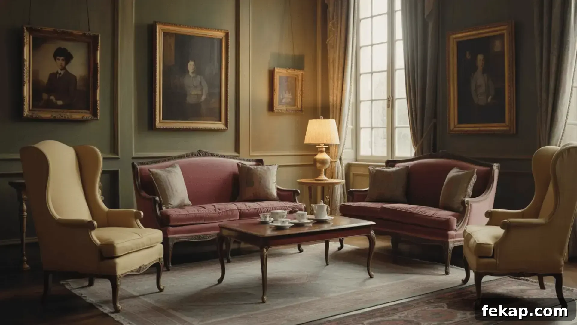 What Is a Drawing Room? Origins, History and Roles 2 Traditional European drawing room with formal seating and simple décor arranged for conversation)