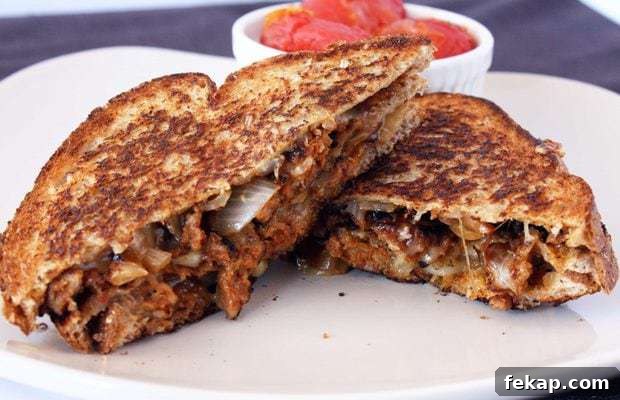 Spicy double decker grilled cheese recipe