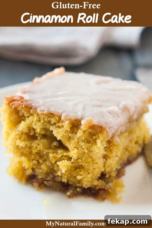 Gluten-Free Cinnamon Roll Cake Recipe: Soft, Gooey, Fluffy 2 The Best Gluten-Free Cinnamon Cake Recipe - It's Like a Cinnamon Roll